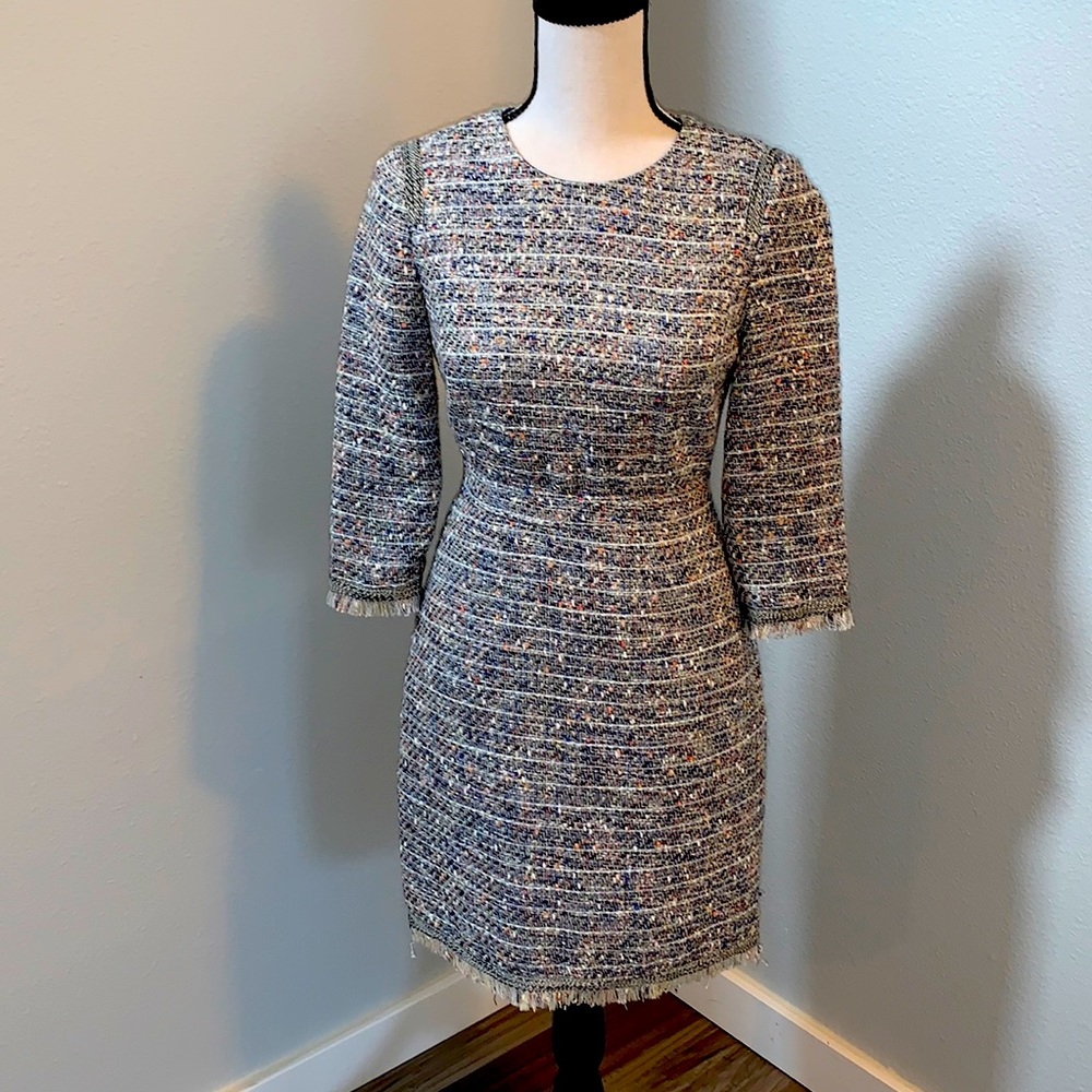 EUC J. Crew 3/4 Sleeve Dress